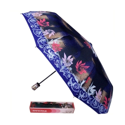Picture of Sankars world class auto open umbrella (10 sik) Navy Blue