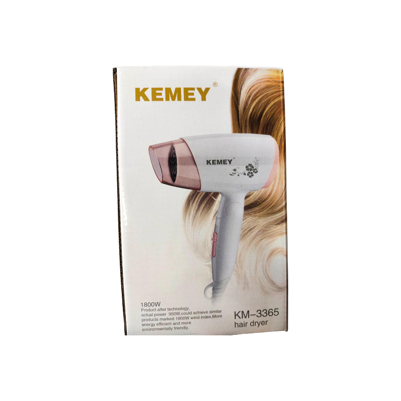 Picture of Professional Hot And Cold Foldable Kemey KM- 3365 Hair Dryer - Hair Dryer