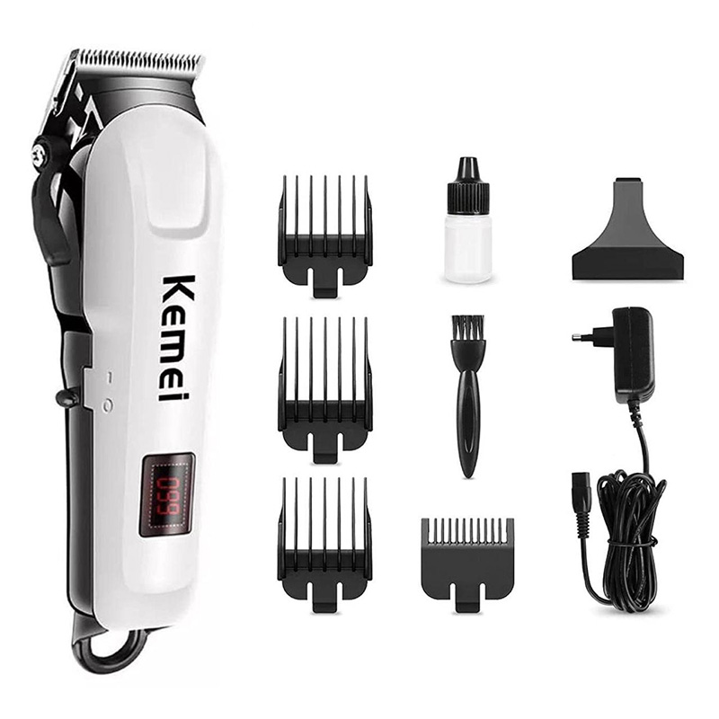 Picture of Kemei KM-809A Professional Hair Clipper LCD Display Household Rechargeable Trimmer Haircut Clipper Cutter Styling Tool