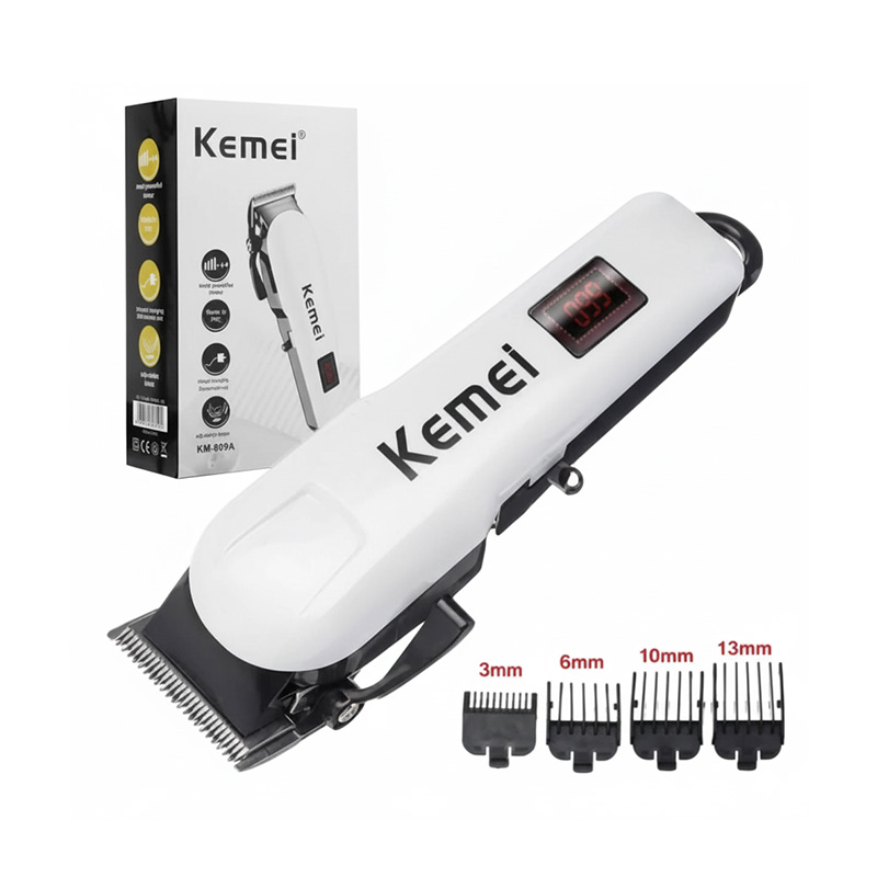 Picture of Kemei KM-809A Digital  Electric Rechargeable Professional Hair Clipper Trimmer