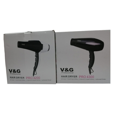 Picture of V&G Professional Hair Dryer Pro4300 Ac Motor Extra Power 2000W