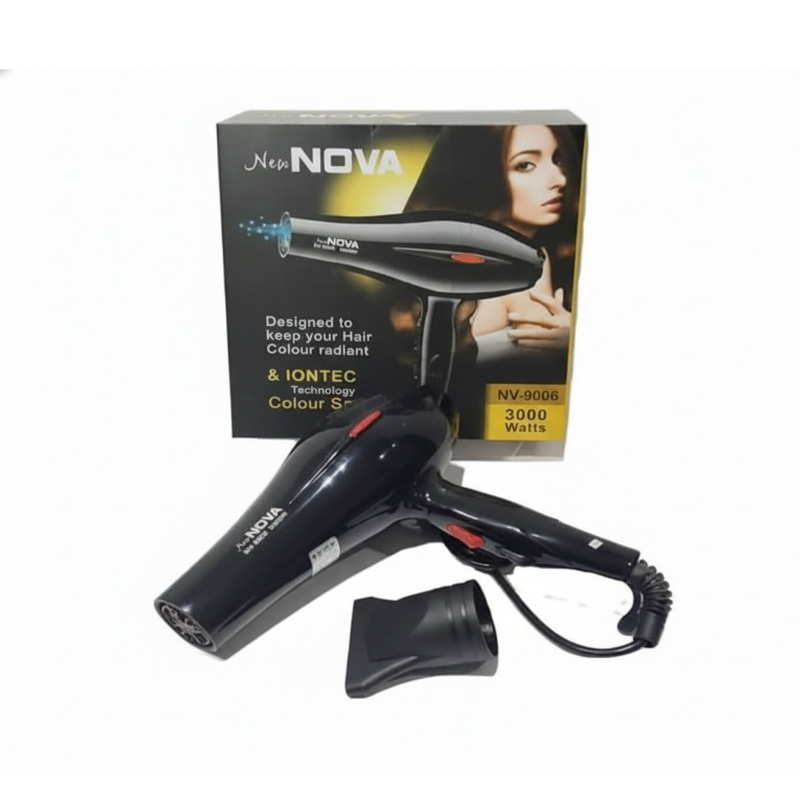 Picture of Nova NV-9006 Fashion Hair Dryer Blow 3000 Watts n Temperature Controller - Hair Dryer