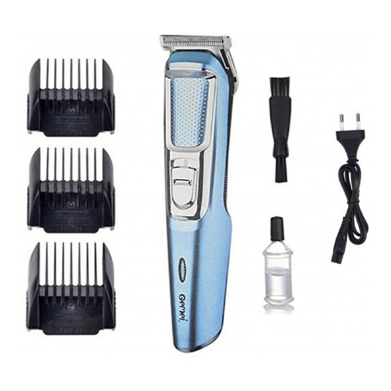 Picture of Geemy Hair & Beard Professional Rechargeable Trimmer Electric Beard Trimmer Hair Clipper For Men GM- 6077 - Trimmer