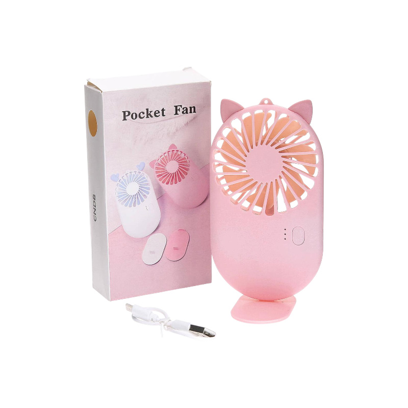 Picture of Pocket Fan USB Charging Mini Fan Handheld Desktop Silent Fan