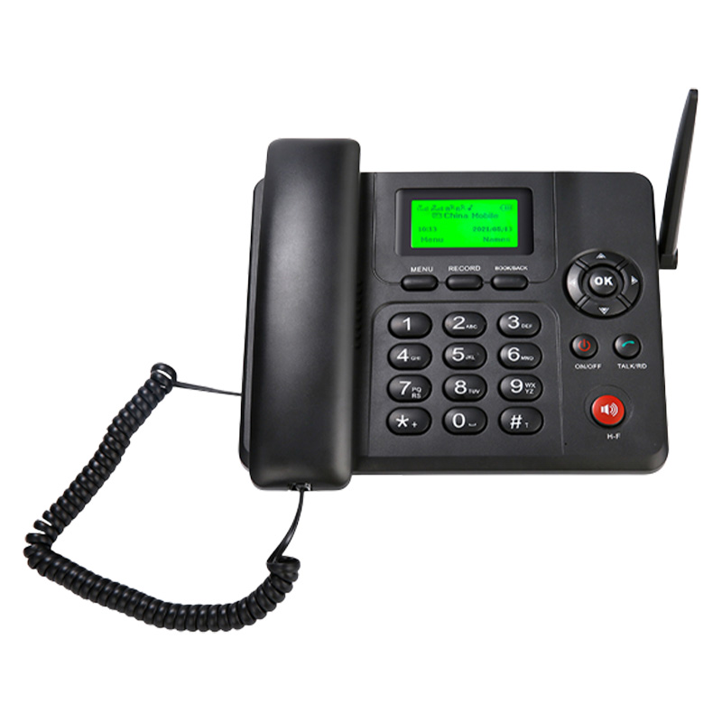 Picture of Dual SIM GS.M FWP Fixed Wireless Phone / Desktop Telephone Phone Set 602 with Phone Book Caller ID SMS Call Record and FM Radio Function