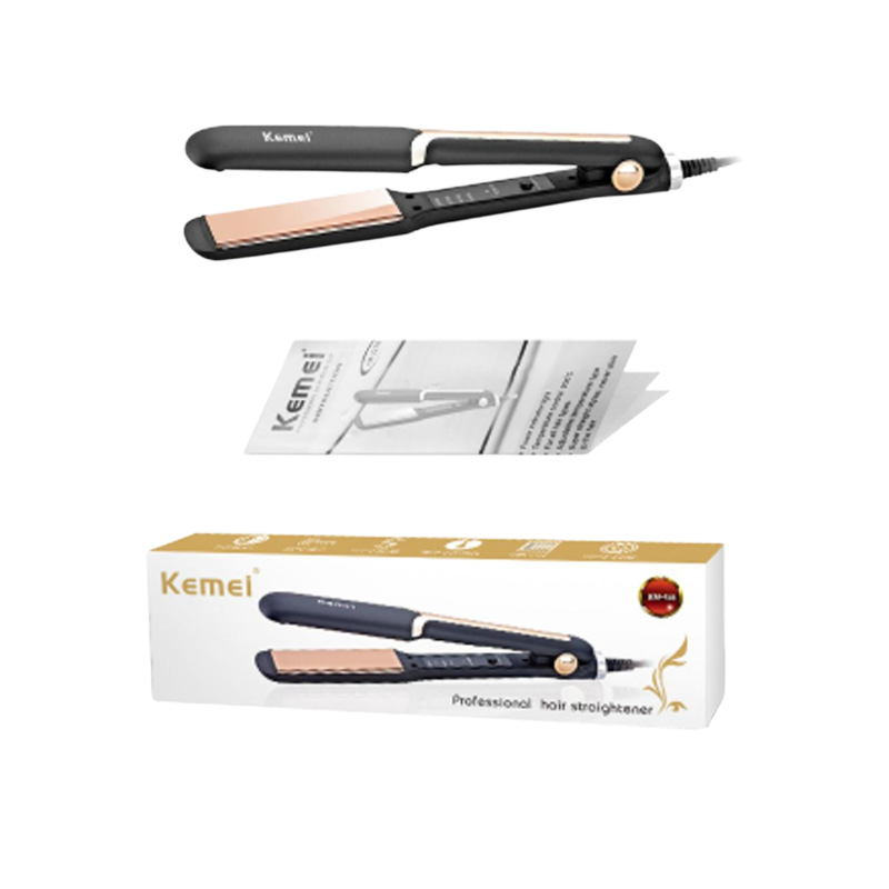 Picture of KEMEI KM-458 Professional Hair Straightener Electric Flat Iron Hair Styling Tool