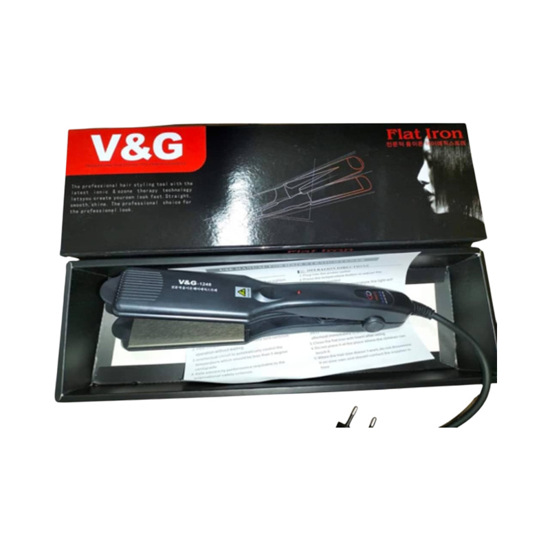 Picture of V&G 1248 Professional Hair Straightener Iron – Grey