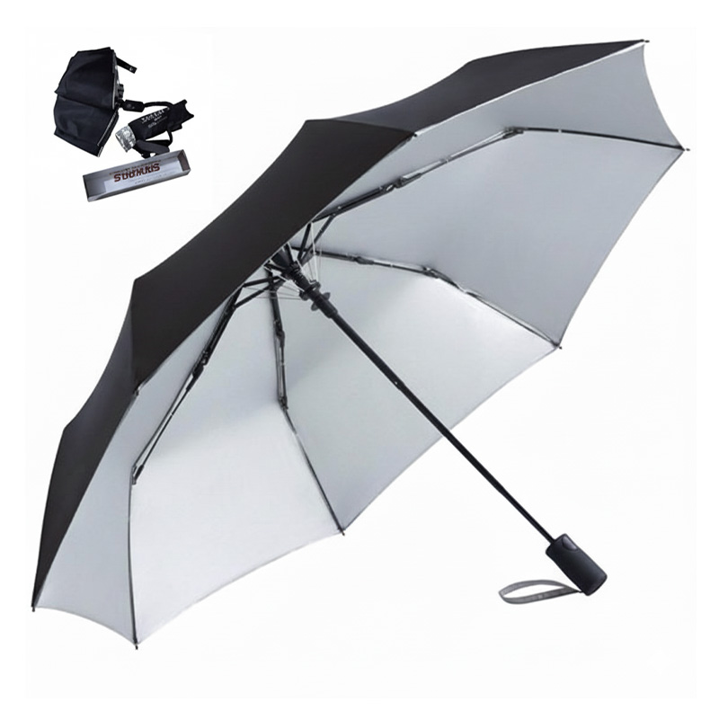 Picture of Sankar Auto Open 8 Sikh Black World class heavy duty Umbrella
