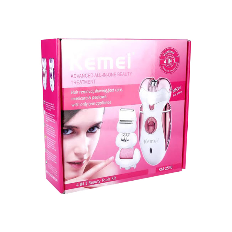 Picture of Kemei KM-2530 Rechargeable Epilator & Shaver 4 in 1 Beauty For Women