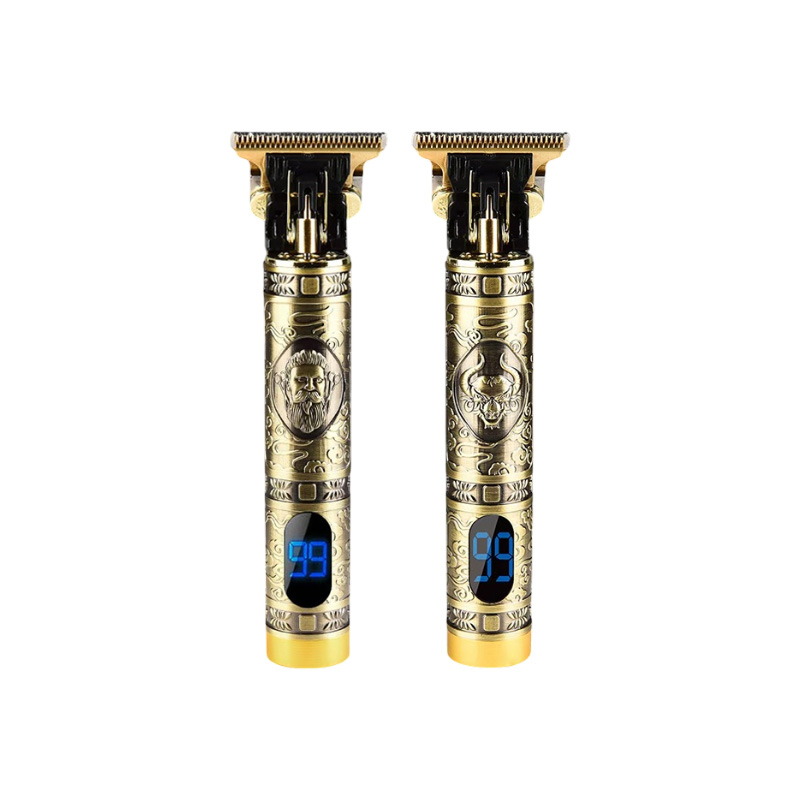 Picture of Kemei-1325 metal housing hair trimmer for men professional lithium LCD Display beard clipper electric edge hair cut machine