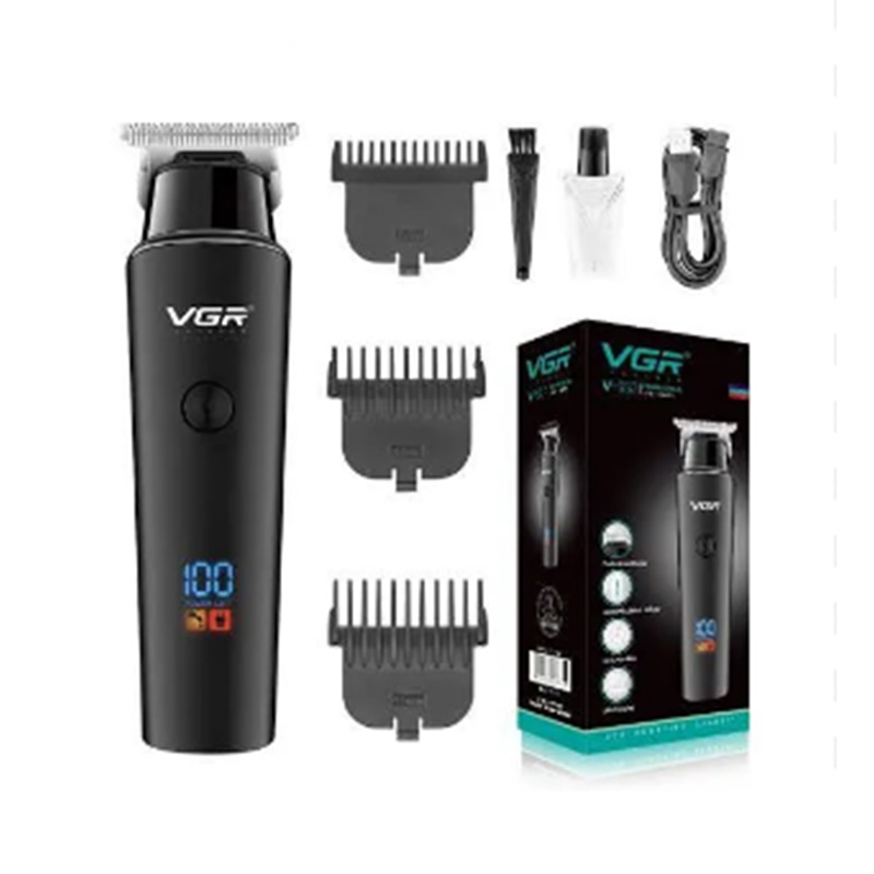 Picture of VGR V-937 NEW 8-hour Use time electric clipper LCD hair clipper hair salon special engraving electric clipper