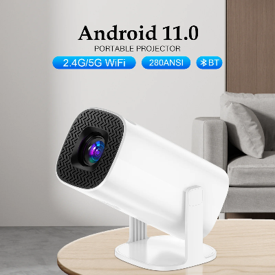 Picture of P30 Portable Overhead Video Projector, LED 1280*720P HD Outdoor Mini Smart Home Cinema Projector With WiFi BT Beamer