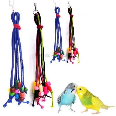 Picture of Bird Cradle Toy ladder swing toy bird cage accessories elastic rope 1PCS