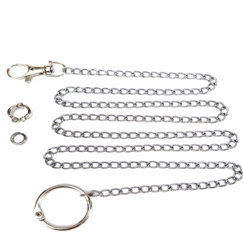 Picture of China Chain Harness & Anklet steel leg Ring for ringneck parrot 7mm size (combo fullset)