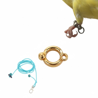 Picture of Harness + Leg Ring Combo Pack For 5.5MM Size Cockatilel