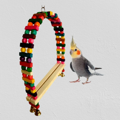 Picture of Birds Swing for Cage Accessory Perch Bird Toy DD