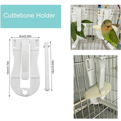 Picture of Bird Food Holder Clip – Parrot & Small Bird Vegetable Clamp & Cuttlefish Bone Feeder | Bangladesh