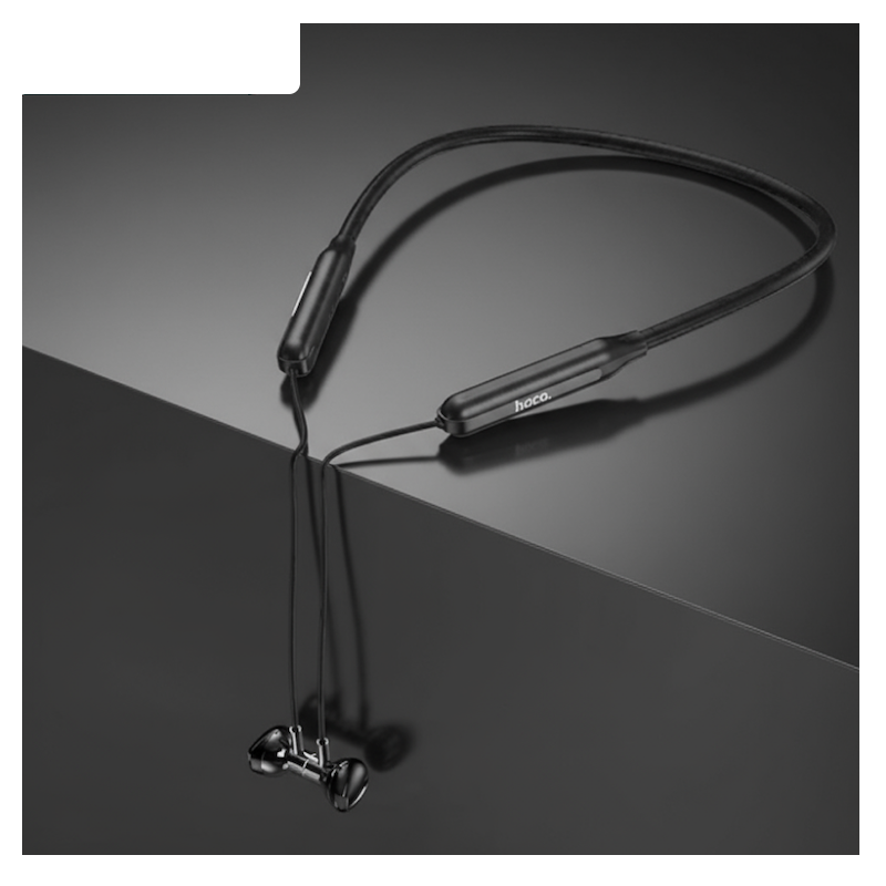 Picture of Hoco ES58 Sound Tide Bluetooth 5.0 Neckband Earphones | 15 Hrs Playback | 200 mAh Battery | Magnetic Earbuds | 98 cm Silicone Band | Type‑C Charging | Lightweight (18 g) & Sweat‑Resistant
