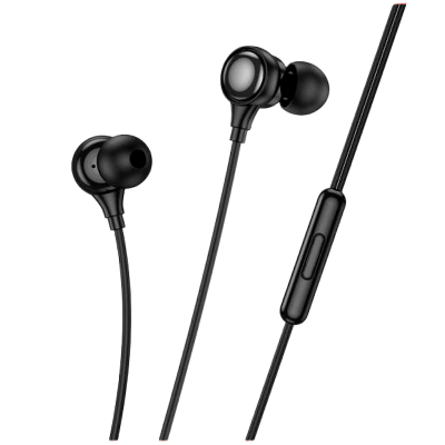 Picture of Hoco M116 Benevolent Wired Earphones | 10 mm Driver | Universal 3.5 mm Jack & Type‑C Options | 1.2 m Tangle‑Resistant Cable | In‑Line Mic & Single‑Button Control | Lightweight 15 g