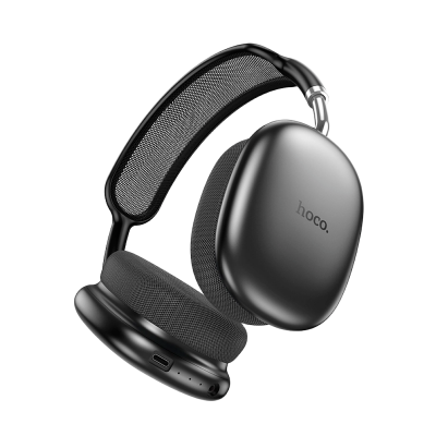 Picture of Hoco W55 Plus ANC Over‑Ear Headphones | Bluetooth 5.4 (JL JL7006F8) | Active Noise Cancelling | 800 mAh Battery | 90 H Playback (65 H ANC) | IPX4 Water‑Resistant | TF‑Card & AUX Support | Foldable