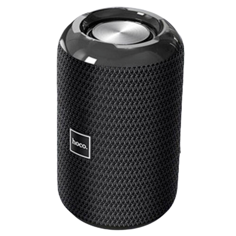 Picture of Hoco HC1 Trendy Sound Portable Bluetooth Speaker | BT 5.0 (JL Chip) | Dual 52 mm/5 W Audio | 1200 mAh Battery | 4 H Playback | TWS Stereo, FM, TF‑Card, USB, AUX | IPX5 Splash‑Resistant