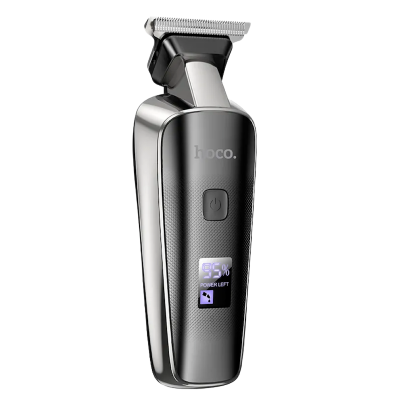 Picture of Hoco HP23 Diamond Electric Hair Clipper | 7,000 RPM Motor | 600 mAh Battery – 90 min Run | LED Display | Stainless‑Steel + PC Body | 3 Comb Guards – Precise Trimming