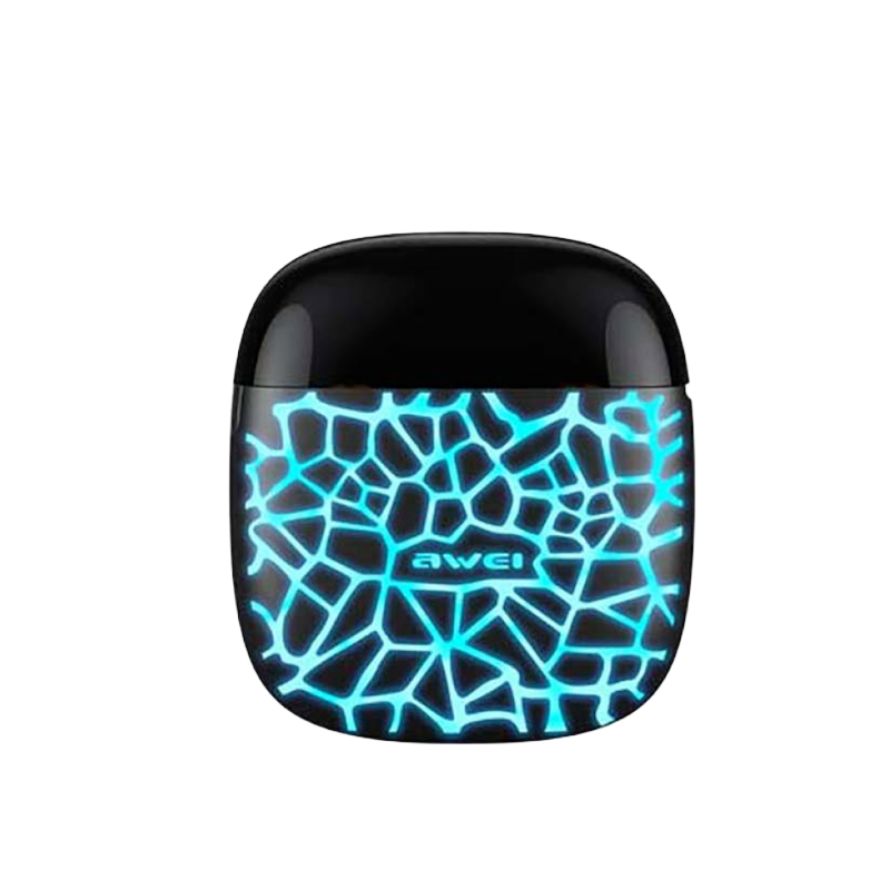 Picture of Awei | T28 Pro TWS Gaming Earbuds | Bluetooth 5.1 | 6h Music / 7h Talk | 35mAh Buds + 500mAh Case | RGB 7-Color, Low-Latency Game Mode, IPX6 | USB-C | For Android & iPhone