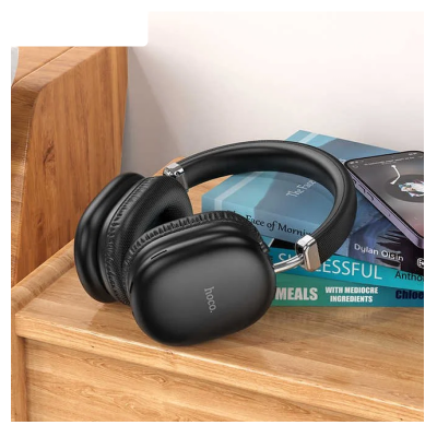 Picture of HOCO | W35 Max ANC Over-Ear Headphones | Bluetooth 5.4 (JL7006F4) | 40mm Drivers, Active Noise Cancelling | 90h Battery (45h ANC On), 800mAh | Type-C Charging, AUX & TF Card | Built-in Mic | For Android, iPhone & PC
