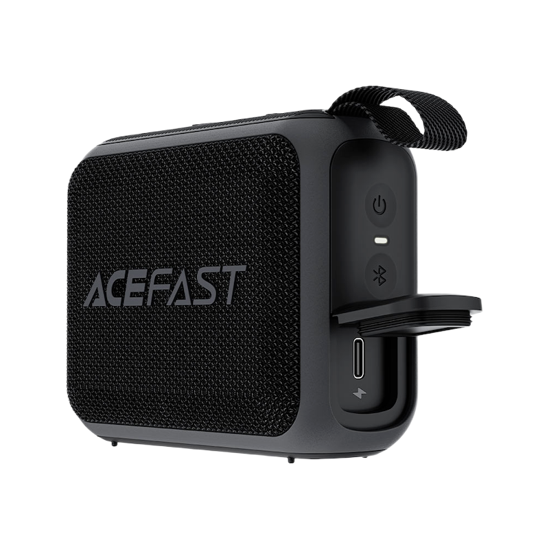 Picture of ACEFAST | K4 Go Portable Bluetooth Speaker | 5W Output, 45mm Driver + Passive Bass Diaphragm | Bluetooth 5.4 (AC6956C8x) | 900mAh ≈8h Playtime | IPX7 Waterproof, TWS Pairing, USB-C Fast Charge | 100×40×78mm, 200g