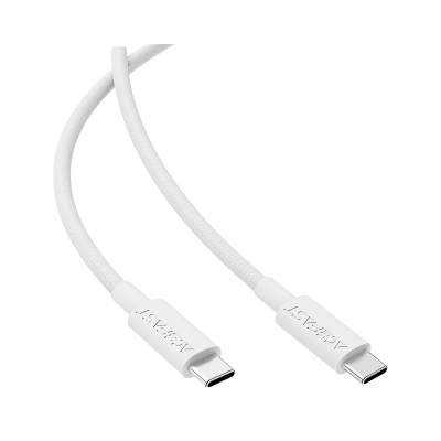 Picture of ACEFAST | C18-03 | 60W USB-C to USB-C Cable | 1.2m Nylon Braided | PD 20V/3A Fast Charging | USB 2.0 Data Sync | TPE Connectors | Type-C to Type-C for Android, iPhone 15, iPad, Laptop