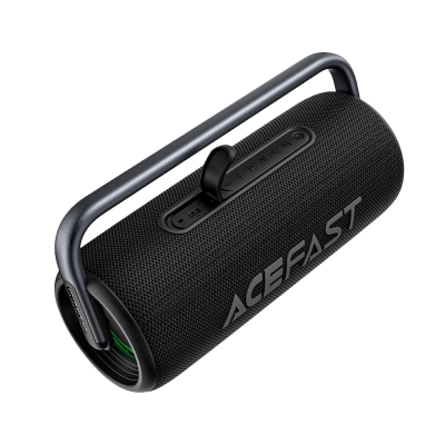 Picture of ACEFAST | K2 Pro | 120W Peak Portable Bluetooth 5.3 Speaker | 4 Drivers (2×3″ + 2×1.5″) + 2 Passive Radiators | 9600mAh ≈10H | IPX5 | TWS Stereo, DSP, RGB Lights | AUX/USB Playback | USB-C Charging | Outdoor Party Speaker