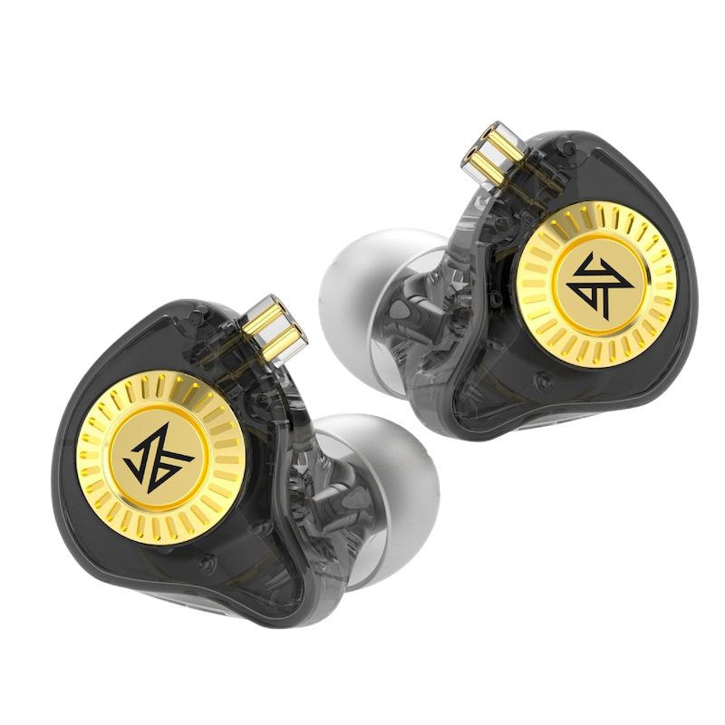 Picture of KZ | EDX Ultra | Wired In-Ear Monitor (IEM) with Mic | 10mm Dual-Magnetic Dynamic Driver | Detachable 0.75mm 2-Pin Cable, 3.5mm | 26Ω, 112dB, 20–40kHz | Hi-Fi Bass Earphones for Music & Gaming.