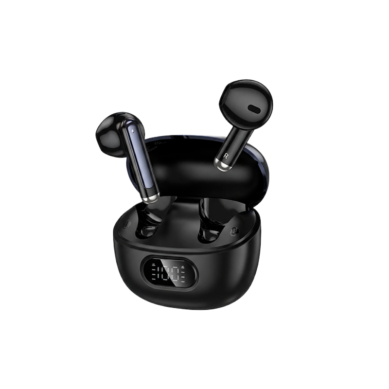 Picture of Hoco EQ18 ANC + ENC True Wireless Earbuds | Bluetooth 5.4 | 13 mm Drivers | Active Noise Cancellation | 300 mAh LED Display Charging Case | Touch Controls | IPX5 Sweat‑Resistant | Type‑C Fast Charge