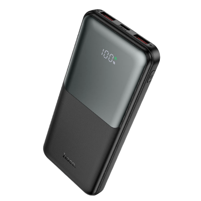 Picture of Hoco J136 10,000 mAh Power Bank | 22.5 W Dual USB‑A + 20 W USB‑C Fast Charging | PD/QC/FCP/SCP/AFC | LED Digital Display | Slim 17 mm ABS+PC Shell | Portable 245 g Backup Battery