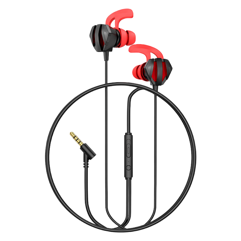 Picture of Hoco | M105 Gaming Earphones | 10 mm Driver | 3.5 mm AUX In‑Ear with Detachable Mic & Volume Control | Ergonomic Ear‑Hook Design