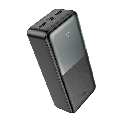 Picture of HOCO | J136B Sirui 30000mAh Power Bank | 22.5W Fast Charge + PD 20W | 3 Outputs (USB-A×2 22.5W, Type-C 20W) | Dual Input (Type-C/Micro 18W) | LED Digital Display | QC3.0/SCP/FCP/AFC | For Android & iPhone