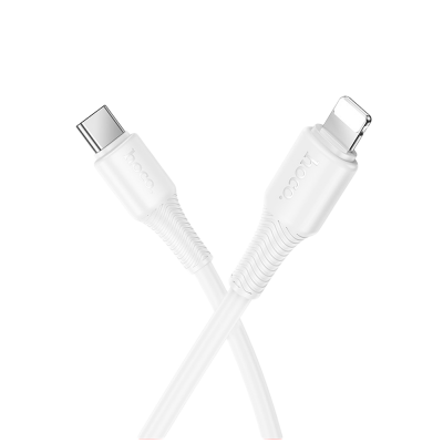 Picture of HOCO | X120 PD 20W Type-C to Lightning Data Cable | 1m PVC | Fast Charging + 480 Mbps Data Sync | Reinforced Joints (OD 3.8 mm) | For iPhone & iPad (Lightning)
