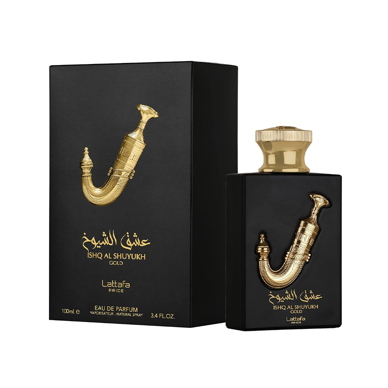 Picture of Lattafa Pride Ishq Al Shuyukh Gold for Unisex Eau de Parfum Spray, 3.4 Ounce 100ml