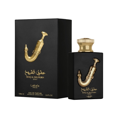 Picture of Lattafa Pride Ishq Al Shuyukh Gold for Unisex Eau de Parfum Spray, 3.4 Ounce 100ml