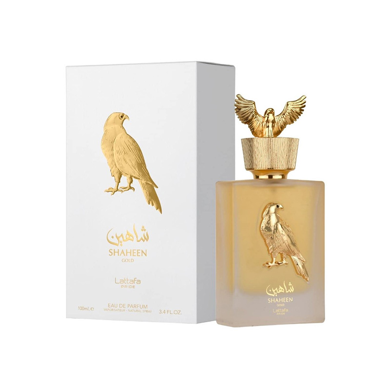 Picture of Lattafa Perfumes Shaheen Gold for Unisex Eau de Parfum Spray, 3.4 Ounce 100ml