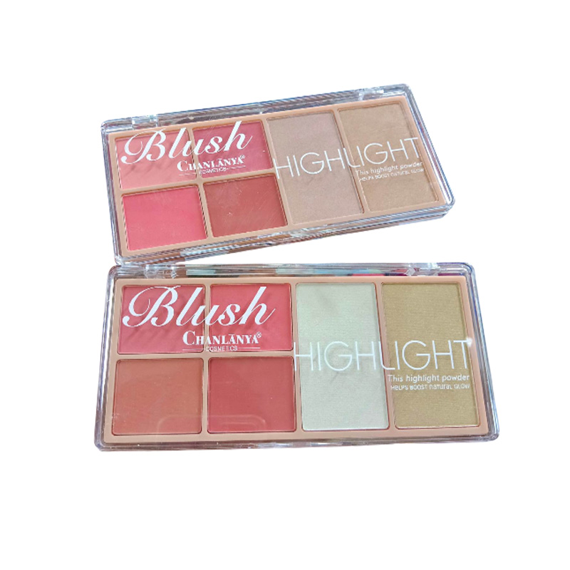 Picture of Chanlanya Cosmetics Blush + Highlighter Pallete