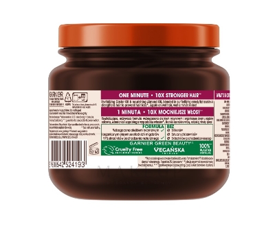 Picture of Garnier Botanic Therapy Castor Oil and Almond Hair Mask - 340ml - CN-211 Hair Remedy - Anti Hair Fall Mask - Mask against hair loss France