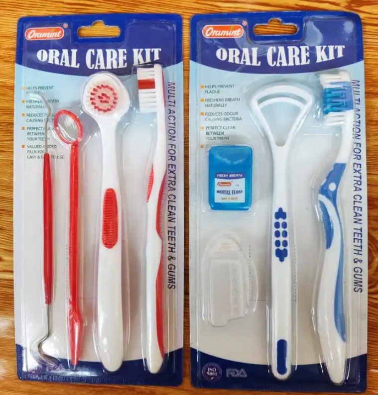 Picture of 1Set DR.Smith Dental Tooth Brush Tongue Cleaner Floss Travel Case Kit 4 Accessory Dental Flosser Dental Lab Oral Hygiene TK23