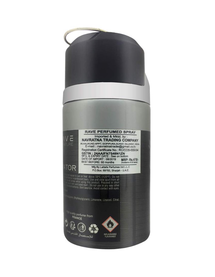 Picture of Rave Signature Aviator Perfumed Spray, 250ml