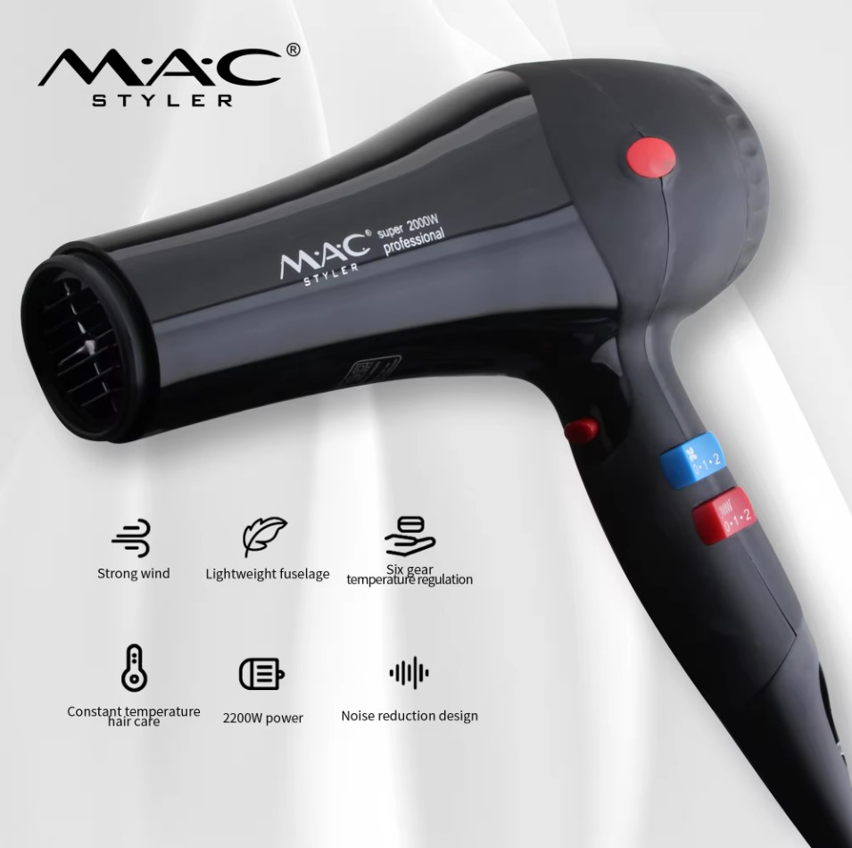 Picture of MAC Styler Professional Hair Dryer 2000W MC-6637