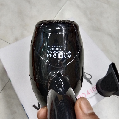 Picture of V&G Professional HAIR DRYER PRO 4100 AC motor | Extra Power 2000w | 2 Heat And 2 Speed Setting | Lightweight Design