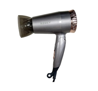Picture of KEMEY 1800W  product after technology. actual power 900W could achieve similar products marked 1800W wind index.More energy efficient and more environmentally friendly. KM-6840 hair dryer