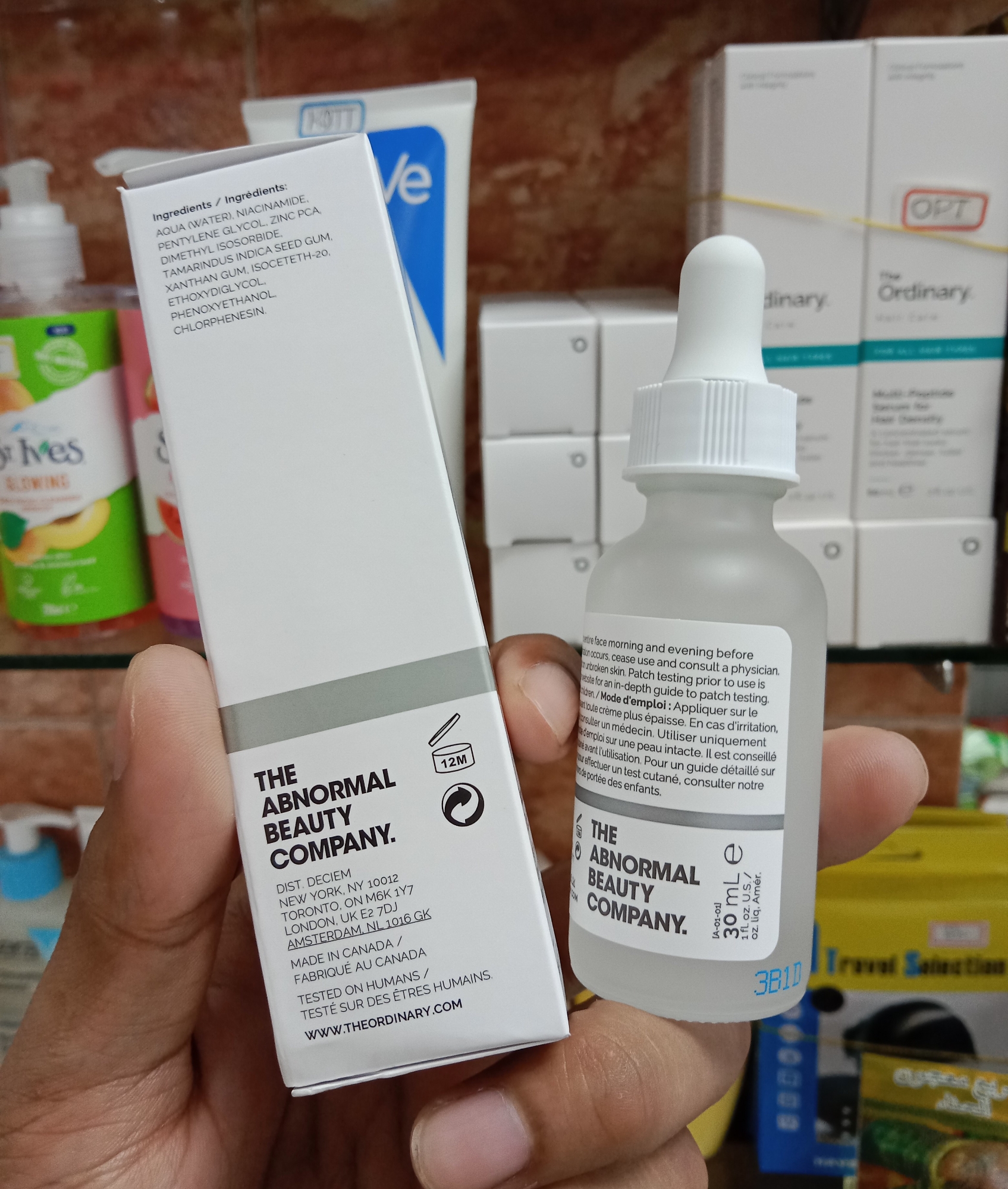 Picture of The Ordinary Niacinamide 10% + Zinc 1% - Large 60mL - 2FLoz