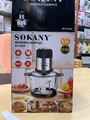 Picture of SOKANY ®  WONDER CHOPPER  SK-7025A  Double layer four krrives  Clean and convenient  800W  Power  stainless stoe!