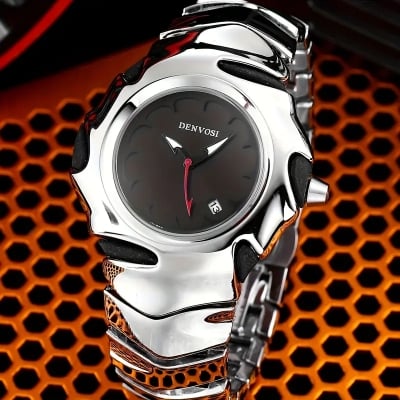 Picture of DENVOSI Premium Metal Watch – Bold Design (Black Dial)